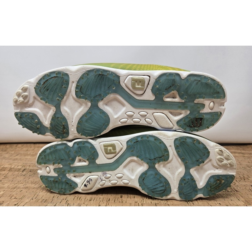 Footjoy Golf Shoes FJ EmPower Womens 8.5W Spikeless Lightweight Green Blue 98001 - Picture 10 of 10